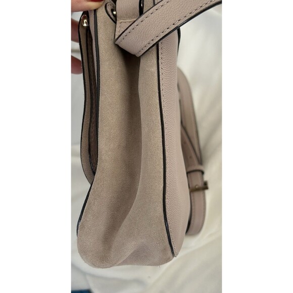 KATE SPADE Pratt Street Rianne Leather Crossbody Purse Bag W/Suede Blush Color - Picture 12 of 15